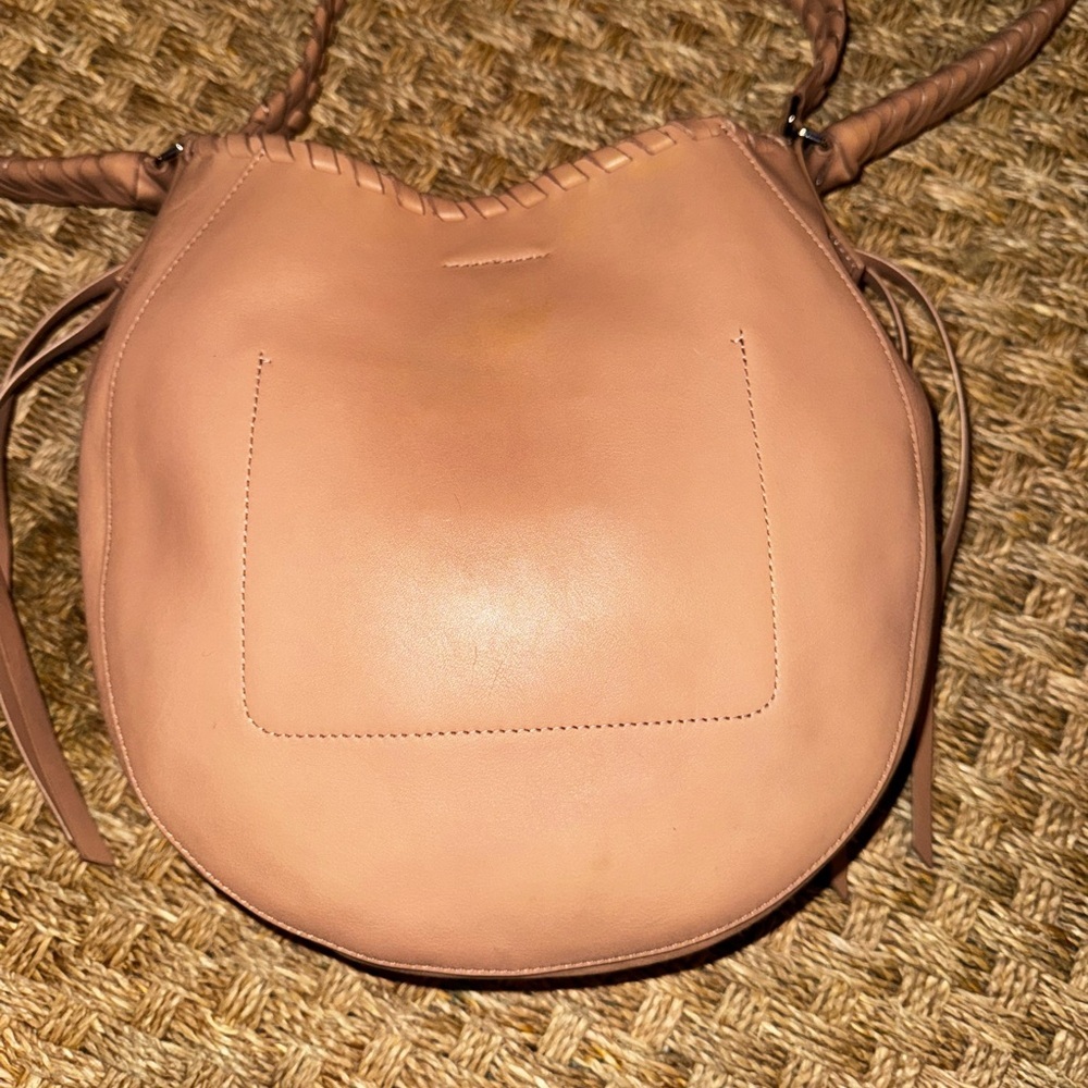 AllSaints Nude Pink Courtney Hobo Bag - Picture 2 of 10